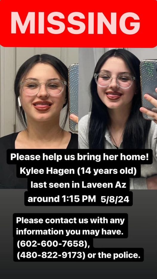 Urgent Search for 14-Year-Old Kylee Hagen in Laveen, Arizona: Community Rallies to Bring Missing Teenager Home Safely