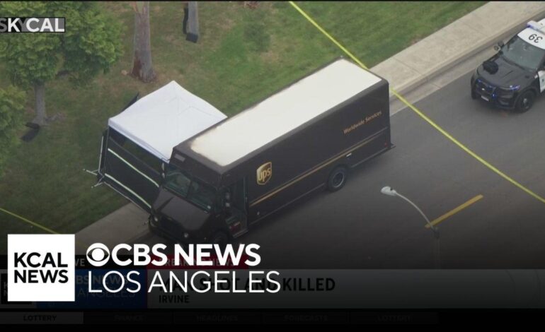 UPS Driver Fatally Shot in Irvine Industrial Park: Obituary and Death Investigation